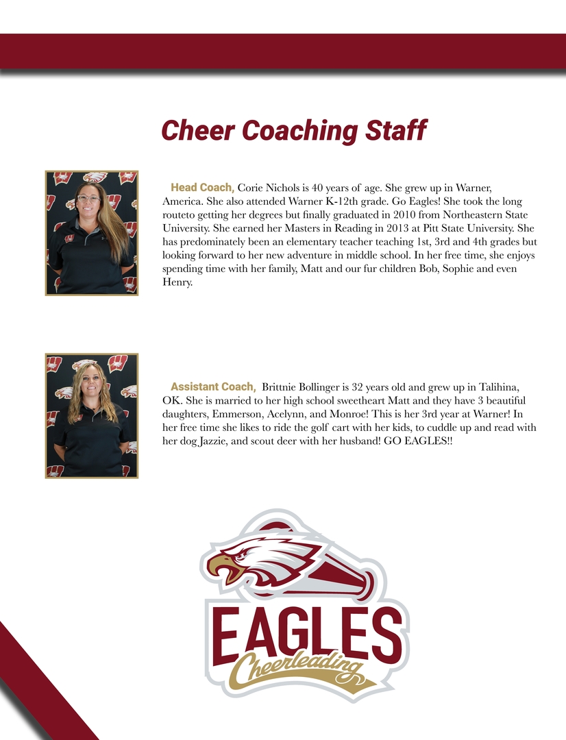 Warner Public Schools Coaches